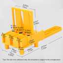 Woodworking Dowel Handheld Drill Guide and Hole Saw Tool 6/8/10mm Drill Bit For Carpentry Straight Hole Locator Clamp