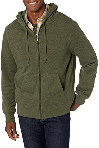 Amazon Essentials Men's Full-Zip Fleece Hoodie L