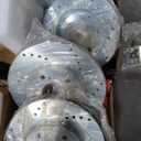 BPD53700 A-Premium Front & Rear Ceramic Disc Brake Pads Set Compatible with Select Chevy, GMC and Hummer Models - Silverado Sierra 1500 HD, Avalanche, Sierra Yukon XL 2500 Sierra 3500, H2, with Hardware, 8 Pcs + A-Premium Front Ceramic Disc Brake Pads Set Compatible with Acura, Honda and Isu BPD50300 +  BRS31245 A-Premium 12.59 inch (320mm) Front Drilled and Slotted Disc Brake Rotors Compatible with Select Honda and Acura Models - Pilot 2016-2022, Odyssey 2015-2023, Ridgeline, Passport, MDX, 2-PC Set