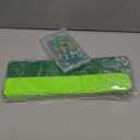 Mooliwe 8 Pcs Felt Pin Board Bar Strips Bulletin Board 50 Pushpins and 10 Wooden Clip Pins Self Adhesive Cork Boards for Offices Home Wall Display Photos, Paste Notes, Schedules(Green)