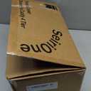 SEIRIONE Corner Shower Caddy Tension Pole, Quick Setup, Rust-Free Bathroom Shower Organizer Corner for Bathtub Shampoo Storage, 4-Tier Adjustable Shelf, Drill Free, Fits 34 to 116 Inch Height, Silver