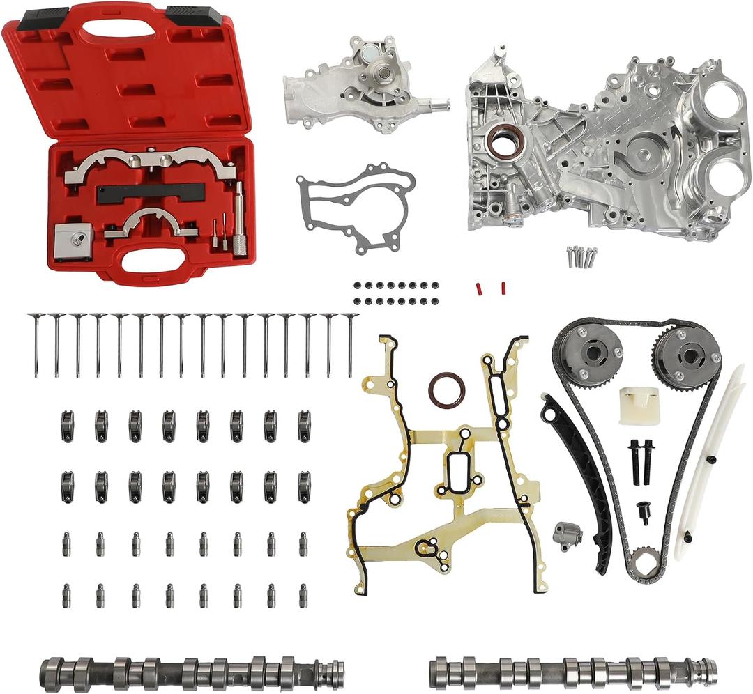Camshaft Timing Chain Cover Kit For Chevy Sonic Cruze Buick 1.4L 2011-2021
VVT Sprocket Oil Pump Assembly Water Pump Rocker Arms Valve Lifters For Sonic Cruze Trax Buick Encore Cadillac