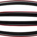 Lightronic Extra Durable Clip-on in-Channel Auto Vent Window Visor, Fit 2014-2020 Chevrolet Impala (EXCLUDES 2014-2016 Impala Limited), UV Protection Rain Guard, Original Wind Deflector, Smoke, 4Pcs