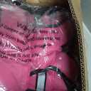 BAGAIL Adjustable Weighted Vest, 20-32lb Rucking Vest for Women & Men with 6 Weights & Large Pocket, Weight Vest for Home Workouts, Running, Walking and Strength Training - Pink