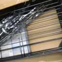 Threehoney Mini Fridge Shelf Stand with Metal Storage 3 Shelf Add on, Black
