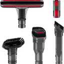 Replacement Parts - Replacement Attachments Tools Kit for Dyson V6 V7 V8 V10 DC24 DC33 DC35 DC44 DC58 DC59 DC62 DC74 Cordless Vacuum Accessories (A Set of 5)