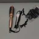 Terviiix Thermal Brush Get Voluminous Style, Quick Heating Hot Brush, Ceramic Tourmaline Ionic Heated Curling Iron, Digital Display 9 Temperatures Curling Wand, Dual Voltage, 1.5 Inch