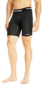 Walmart COOLOMG Men's Compression Shorts Baselayer Underwear  for Workouts, Running, Cycling, Sports, Training Black Medium 
