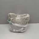 Turquoize Chenille Bathroom Rugs Set Non-Slip Bath Mats for Bathroom Super Absorbent Shaggy Rugs for Tub Shower Toilet Plush Bath Rug Plus U Contour Rug (Standard: 20" x 32" and 20" x 20" U), Dove