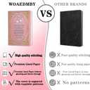 Jack and Sally Inspired Gift My Dearest Friend Leather Journal Nightmare Gift Movie Fan Gift Friend Gift Multi color Journal,1 Pack (Pink), (JACK FRIEND-Pink)