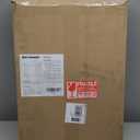 Koutemie Outdoor Grill Cart Table with 4 Wheels for Blackstone 17" or 22", Movable BBQ Food Prep Table Top, Double-Shelf Metal Pizza Oven Worktable with Spice Tray for Patio, Backyard, Black