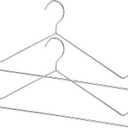 Wonderjune 2 Pack X Ray Apron Hangers Radiation Protection Heavy Duty Silver Metal Apron Hangers for Radiation Workstations, 21.65 x 9.76 inches