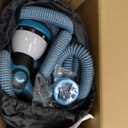 Expandable Garden Hose 100 FT - 2026 Newly Upgraded Expanding Water Hoses with 10 Function Spray Nozzle, Extra Strength Fabric, Leak-Proof, Lightweight, Kink-Free Flexible Retractable Hose(Gray Blue)