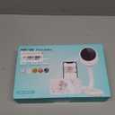 NETVUE Peekababy Baby Camera with Wireless Audio, Adjustable Crib Mount Monitor, Works via 2.4GHz Wi-Fi for Wide Coverage & Stable Connection, Smart App, Two-Way Talk, No Screen (White)