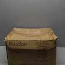 PUSDON Stackable Metal Storage Carts, Dual Use Shelf for Kitchen Fruit Vegetable Baskets with Wheels, Storage Rack for Living Room, Home & Office, Plus White 4 Tiers