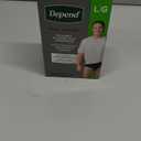 Depend Washable Adult Incontinence Underwear for Men, Reusable, Light Absorbency, Large, Black, 1 Count