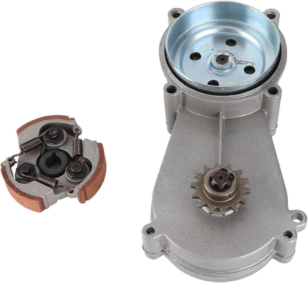 Universal Gear Box Clutch Kit, 14T Drum Housing, Compatible with 47cc 49cc Mini Pocket Quad Dirt Bikes, ATV Pocket Rocket T8F Chain