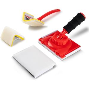 Paint Edge Trimmer, Corner Paint Edger Kit, 4 Inch Precision Edge Trimmer for Ceilings, Clean Cut Edge Painting Tool, Sturdy Paint Trimmer Edger with Reinforced Roller