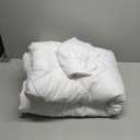 Bedsure Comforters Queen Size - Duvet Insert Lightweight Down Alternative Comforter Quilted All Season Duvet with 8 Tabs, Machine Washable, Gifts for Women, White, Queen 88 x 88 Inches