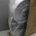 Shinic Window Fan with Reversible Airflow Quiet, Twin 9" Blades, Full Remote Control, 3 Functions-3 Speeds, Bathroom Kitchen Window Exhaust Fan, Width Adjustable (From 23.8" to 37") ETL Certified, Window Fan With Foam Seal Strip