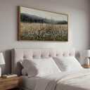 Extra Large Framed Vintage Landscape Wall Art for Living Room, 60x30 Inch