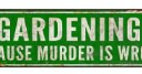 Vintage Metal Sign Wall Art Street Signs, 16 x 4 inches, Retro Plaque Decor for Bar, Home, Man Cave, Garage, Garden, Coop (ICE CREAM CRUISE AVE)