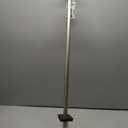 Exclusive Home Curtains Ogee 1" Curtain Rod and Coordinating Finial Set, Matte Silver, Adjustable 36"-72"