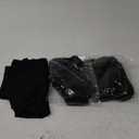 HLTPRO 3 Pack Plus Size Leggings for Women - High Waist Stretchy Soft Pants for Workout Running Yoga (Black/ Black/ Black) XXL