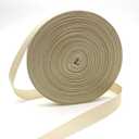 Ivory White Nylon Webbing Strap 1 inch-50 Yards-Durable Heavy Duty Webbing Canvas Sewing Straps for Bags-Hammock-Lawn Chair-Belting-Pet Collars DIY Crafting & Projects