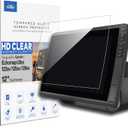 Tempered Glass Screen Protector for Garmin EchoMAP Ultra 122sv 125sv 126sv, Ultra 2 122sv/125sv/126sv Fishfinder 12 Inch Touchscreen Anti Finger Print (HD Clear)