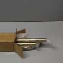 1 1/8 Inch Diameter Curtain Rods 144 to 240 Inches(12-20ft), Telescoping Heavy Duty Large Drapery Rod with Adjustable Aluminum Alloy Bracket, Solid End Caps for Windows Patio Decoration, Brushed Gold