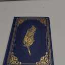 CAGIE 320 Pages Thick Hardcover Journaling Notebooks Vintage Leather Journal for Women Men A5 College Ruled Journals for Writing with Gift Box, 5.7 x 8.3 in, Blue