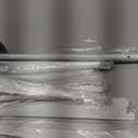 CroBlissful 20 Pcs Adjustable Shelf Brackets for Double Track System Closet Organization Heavy Duty Wire Shelf Brackets(White,16.5 Inch)