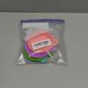 4 Pack Pet Food Can Cover Silicone Can Lids for Dog and Cat Food(Universal Size, One fit 3 Standard Size Food Cans) (Cyan/Green/Pink/Purple)