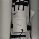 Telguua Heated Gloves for Women Men,Electric Rechargeable Heated Work Glove Ski Mitten Waterproof Touchscreen Heated Gloves (Large, White)