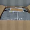 Travel Trailers RV Cover for 22-24FT, 8 Layers Top Extra-Thick Motorhome Toy Hauler & Camper Cover with 4 Tire Cover & Tongue Jack Cover, Windproof Straps