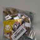 QUMY 4PCS Dog Shoes for Small Dogs, Hot Pavement Summer Puppy Dog Boots & Paw Protectors with Soft Anti-Slip Rubber Sole, Mesh Breathable Dog Booties for Hardfloors, Walking Running Khaki Size 1