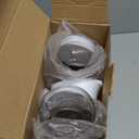 GUSTO [50 oz - 2 Pack] Plastic Carafe with Lid, Large Capacity Square Base - Clear Pitcher with Flip Top Lid, Easy-Pour Spout Juice Containers with Lids, Hand Wash Only - Perfect for Mimosa Bar