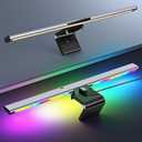 Syrinx Computer Monitor Light Bar with Backlight for Home Office, Eye-Caring USB LED Reading Lamp, Dimmable Screen Monitor Lamp, Smart Motion Sensor, Touch Control, CRI 95+, No Screen Glare for (RGB)