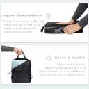 BAGAIL 6 Set Ultralight Compression Packing Cubes Packing Organizer for Travel Accessories Luggage Suitcase Backpack