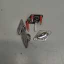 4 Pieces 316 Stainless Steel Ceiling Hook Pad Eye Plate Marine Hardware Hook Loop with Screws