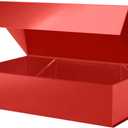 PACKHOME Extra Large Red Gift Box 17.5x11.3x4.3in with Magnetic Lid, 1 Count