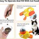 Duck Treat Dispenser for Dogs to Train Problem-Solving Skills,Dog Slow Feeder Puzzle Toy Prevents Bloating, Interactive Treat Dispensing Toy for Small Cats,Dogs,Other Pets