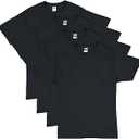 Hanes Men's Short Sleeve T-Shirt Pack, Big & Tall, Crewneck Cotton T-Shirts for Men, Value Packs L