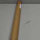 French Door Curtain Rods - 2 Pack, Adjustable 16-28 Inch, No Drill Adhesive or Screw Mount, Brass Brushed, 3/8" Diameter