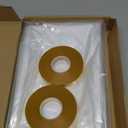 Pangda 2 Pack Window Insulation Kit 63 x 394 Inch Plastic Window Covering for Winter Windows Film Wrap with Tape Double-Sided Home Winterizing Kit for 3 x 5 ft Windows