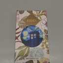 Esdot for iPhone 14 Plus Case Cute - Wireless Charging Compatible – Dual-Layer Soft Silicone + Hard Shell - Wildflower Design - Protective Phone Cover for Women Girls - Starry Night Tardis