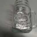 Glaver's Set of 10 Ice Cold 16 Oz. Mason Drinking Glasses With Handles. Quality Refreshing Ice Cold Embossed Logo Jars for Beverages, Cocktails, Shakes, Smoothies, Sodas, Juice.
