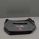 small Gray lunch bag, white logo, 4 pack