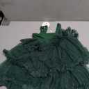 Arshiner Toddler Girls Tulle Dress Tiered Ruffle Fluffy Spaghetti Straps Tutu Dresses Summer Clothes (Green)